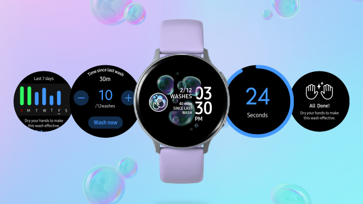Samsung lancerer håndvask-app til sine smartwatches