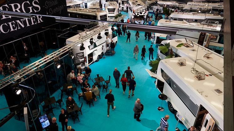The Scandinavian Caravan Show at Elmia in Jönköping, southern Sweden, will be showing 2023 models and marks the kick-off for next year’s sales.