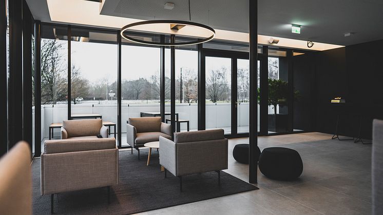 Audi charging hub lounge