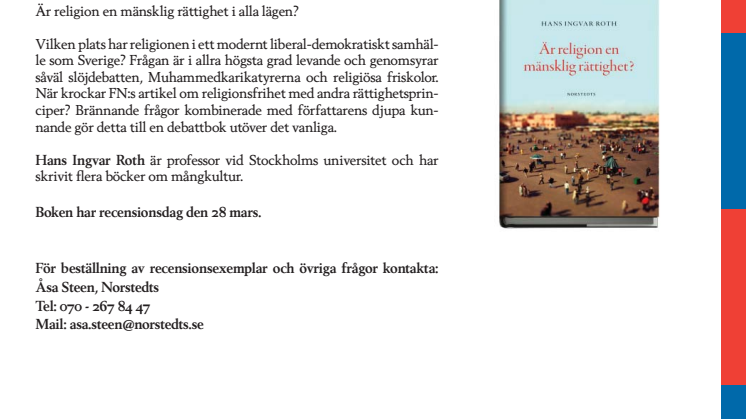 Är religion en mänsklig rättighet? - En debattbok utöver det vanliga