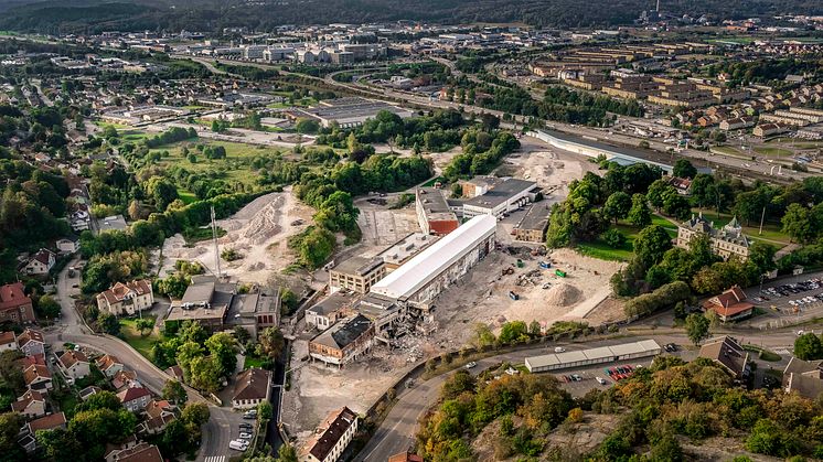 En överblick av Forsåkerområdet. Bilden tagen 2016