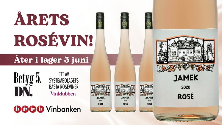 Årets rosévin tillfälligt slut - åter i lager 3 juni