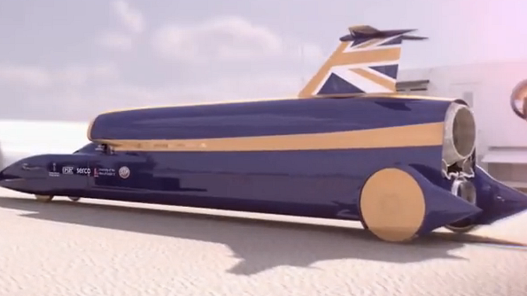 Supersonic Car Seeks to Inspire Generation of Engineers