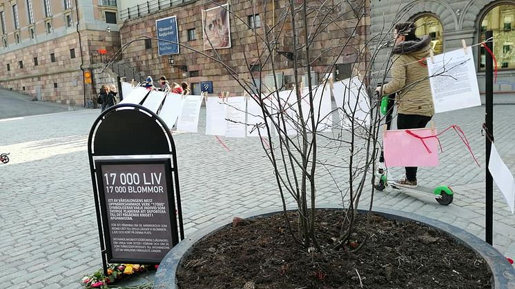17  000 berättelser - 17 000 liv på Mynttorget 6-11 april 2019