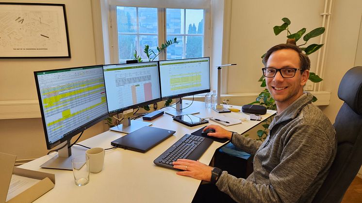 Rasmus kommer bland annat vara med i den fortsatta framdriften av det logistiksystem som C3C utvecklat. 