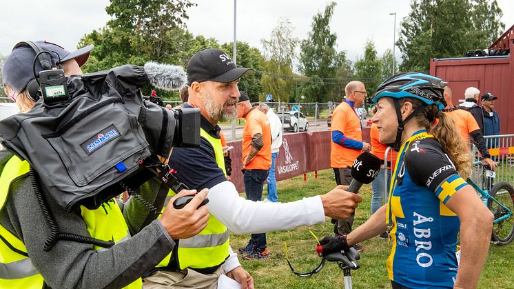 SVT direktsänder Sveriges största mountainbikelopp Cykelvasan 90, som körs lördag 13.