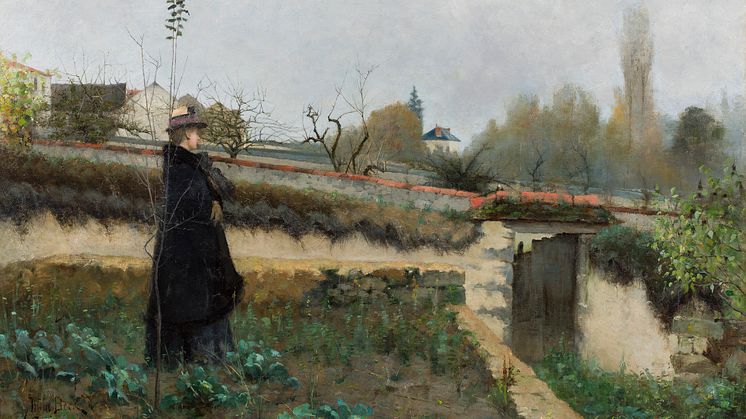 Julia Beck, Autumn Day, 1883. Oil on canvas. Photo: Anna Danielsson/Nationalmuseum.