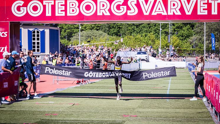 Moses Koech, vinnare av Götebrogsvarvet 2024.