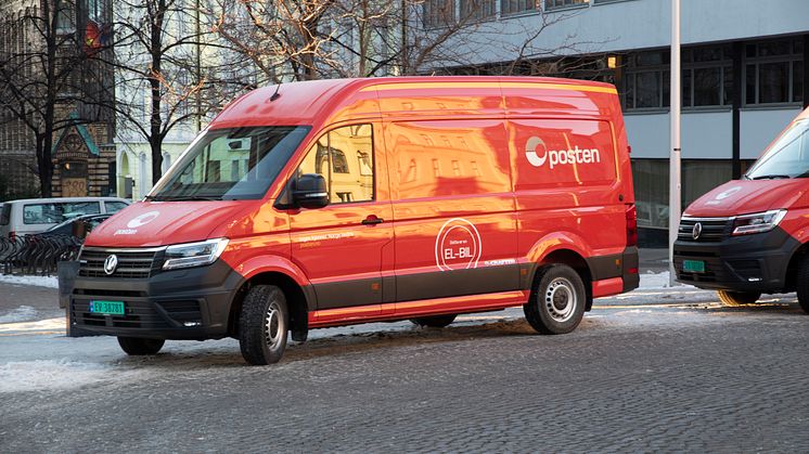 Posten havner høyt i kåring av bærekraftige merkevarer i Norge. Elektriske varebiler er et av mange bidrag til det..