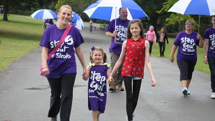 ​Survivors take a Step Out for Stroke in Crewe
