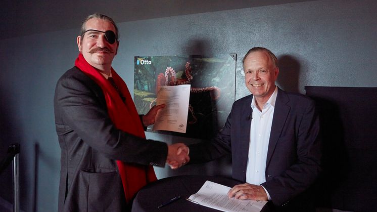 Den Blå Planet, Danmarks Akvarium modtager donation på 560.000 DKK til blæksprutten Otto fra bitcoinmilliardæren Niklas Nikolajsen von Karlshof