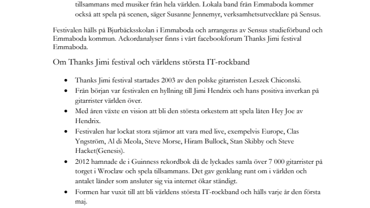 Världens största IT-rockkonsert i Emmaboda