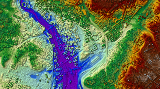 image:: World-wide coverage of IRS-P5 Cartosat-1 stereo data  © GAF AG. Includes material © Antrix, distributed by GAF AG.