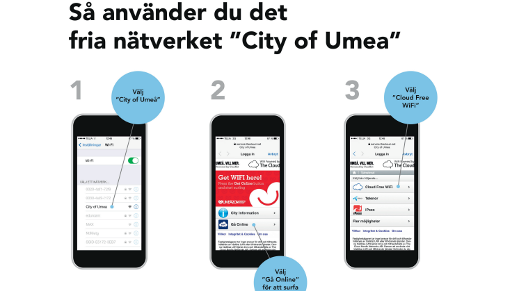 Fritt Wi-Fi i centrum under invigningsveckan