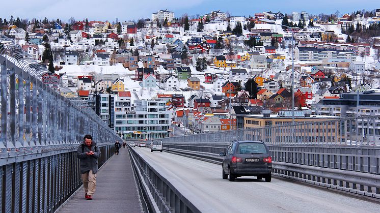 Tromsø - foto Pixabay. Troms har den største nedgangen i antall personer med betalingsvansker på landsbasis, etterfulgt av Oppland, Finnmark og Nordland.