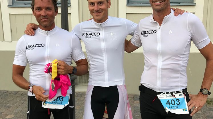 Fin andraplats på Kalmar Mini Tri bland 80 lag.