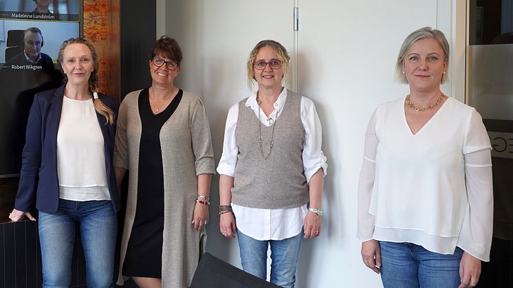 Extern revision; via länk: Madeleine Lundström VD och Robert Wikgren Personalchef, på huvudkontor Malmö: Mia Palmé Affärsutvecklingschef, Titti Gohed Vård och Kvalitetschef, Anneli Ask Ekonomichef och från RISE, Annicca Andersson Revisionsledare. 