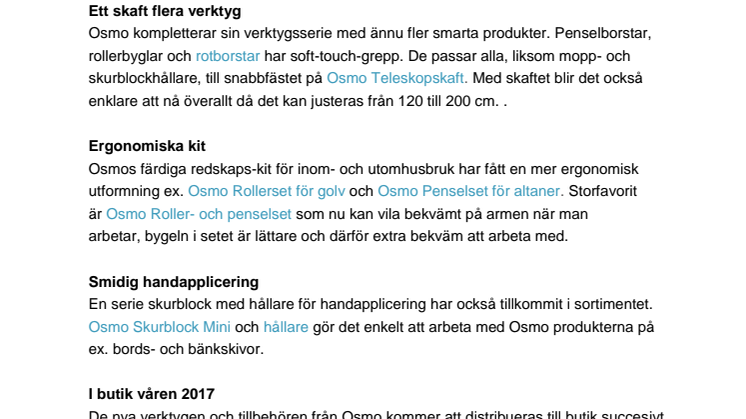 Nya smarta verktyg från Osmo
