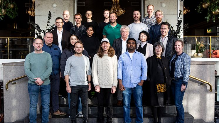 Doktorander, handledare och forskningsledare utbytte erfarenheter när företagsforskarskolan Smart Industry Sweden höll höstseminarium på Högskolan Väst. Foto: Sofia Brolin, Högskolan Väst.