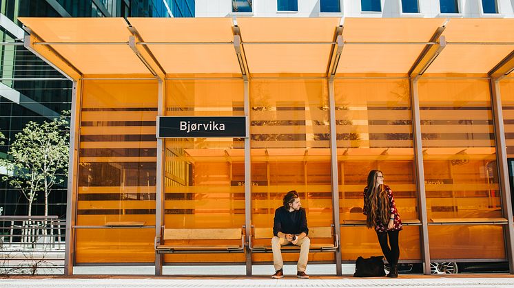 Trikk på ny trasé i Bjørvika og Dronning Eufemias gate