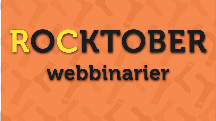 I samband med Rocktober arrangerar Svenska Downföreningen i år igen en serie webbinarier.