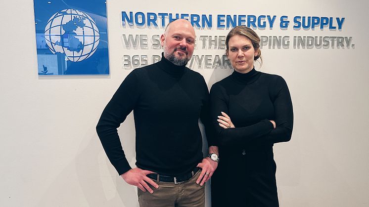 Christopher Askheim, General Manager & Elin Kristensson, Managing Director at Northern Energy & Supply.