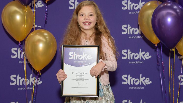 ​Stockton-on-Tees child stroke survivor receives regional recognition