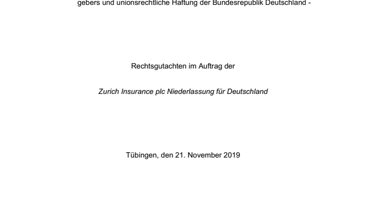 UPDATE 9 Oktober 2020 // Information zum Insolvenzantrag von Thomas Cook GmbH