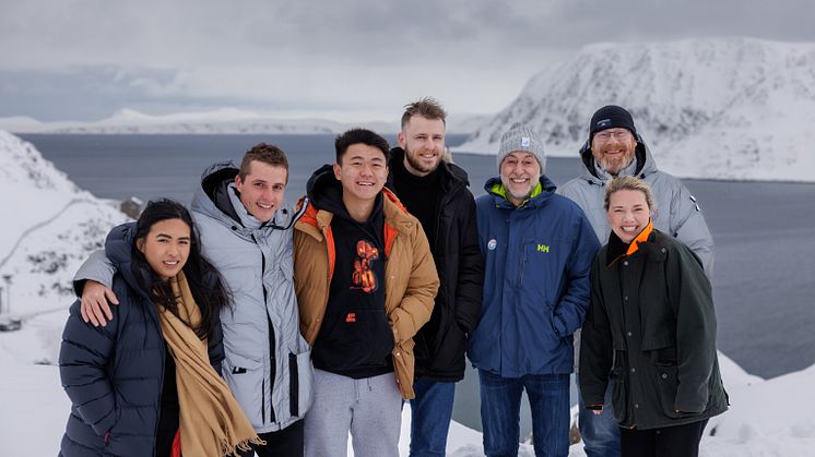 Young chefs visit Northern Norway with NSC chef partners, Michel Roux, Simon Hulstone and NSC UK director, Victoria Braathen