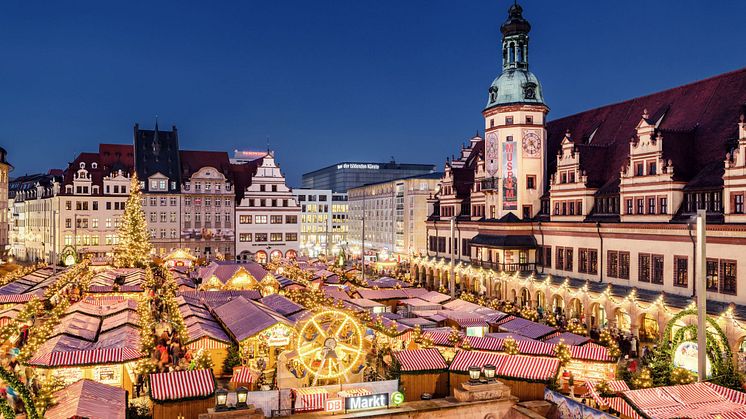Leipziger Weihnachtsmarkt vor dem Alten Rathaus - Foto: Philipp Kirschner