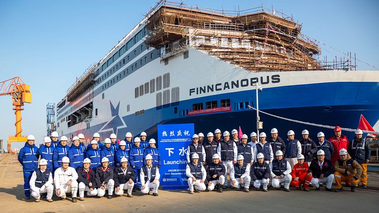 Finnlines har sjösatt sitt andra nya Superstar RoPax-fartyg – säkerställer ett mer hållbart alternativ för resor och transport av gods