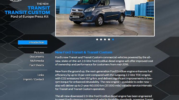 Ford @ The Commercial Vehicle Show in Birmingham