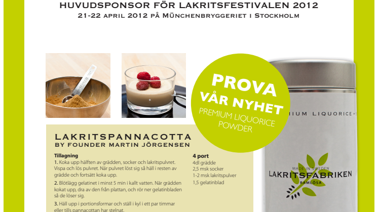 Marsnyheter från ScandChoco!