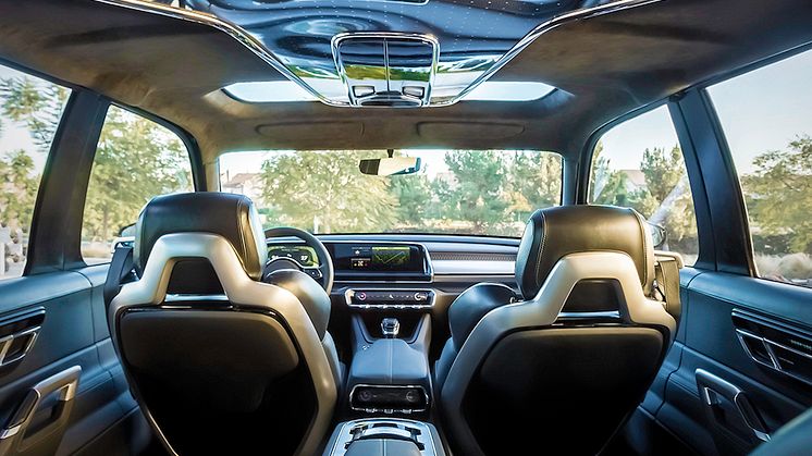Kia Telluride SUV konceptbil panoramatak