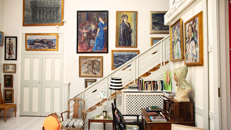 Claes Moser's collection by J.A.G. Acke – on site at Villa Akleja 