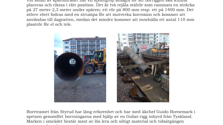 Rejält rammat mitt i Halmstad