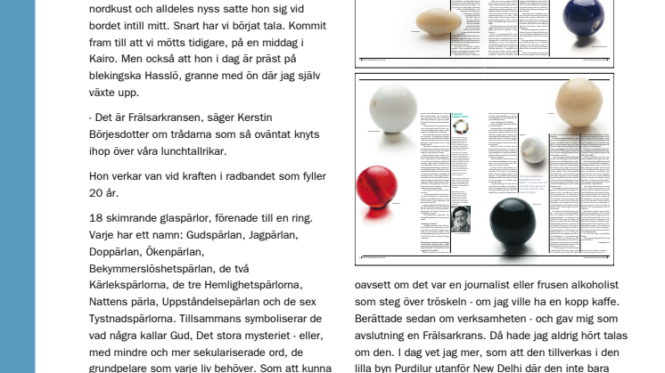 Tro, hopp och pärlor - av Karin Thunberg SvD 