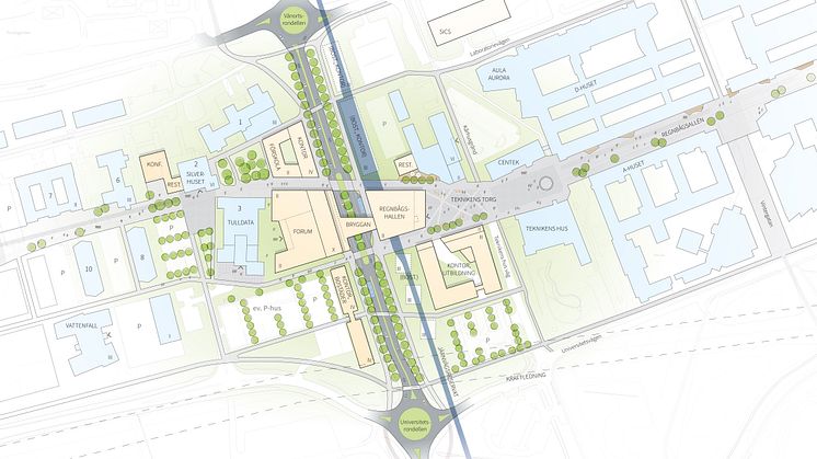 Arkitektförslag Campus Luleå och Luleå Science Park