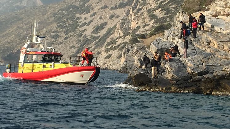 Fjärde teamet har räddat 140 på Samos