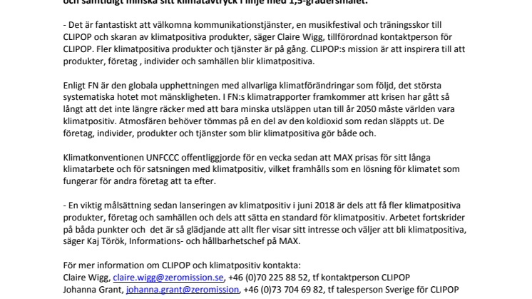 Fler företag blir klimatpositiva 