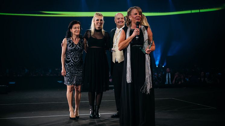 VD Johanna Neander med kollegor på Clarion Collection Hotel Borgen