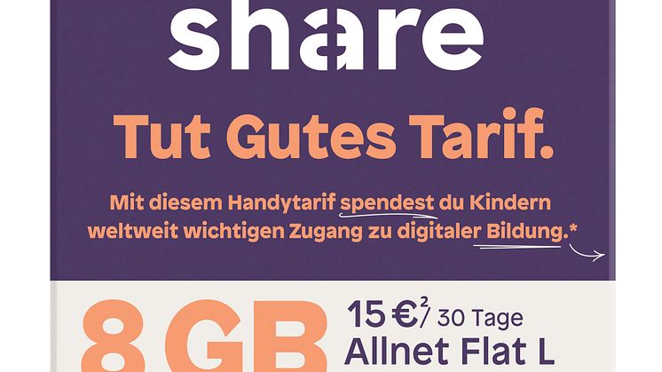 Mobile Blister Rewe "share Tut Gutes Tarif" L