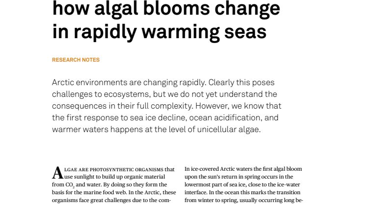 Article in Fram Forum