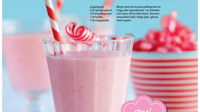 Polkasmoothie - från Skånemejeriers nya kokbok Ät Godare