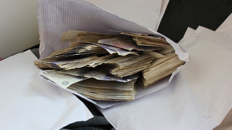 Cash seized in Coventry