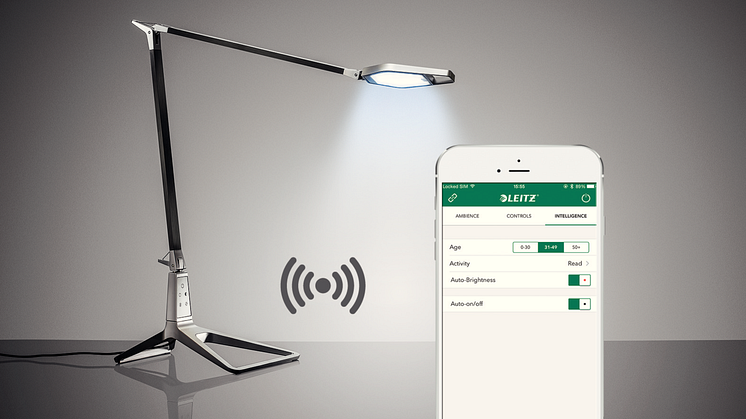 Appkontrollerad LED lampa