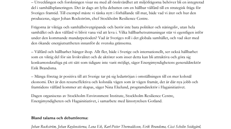 Hur hållbart är Sverige 2018?