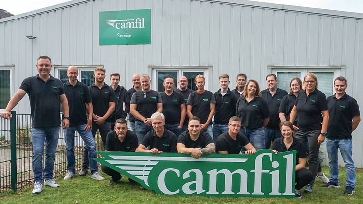 Camfil-ServiceStützpunkt-Team