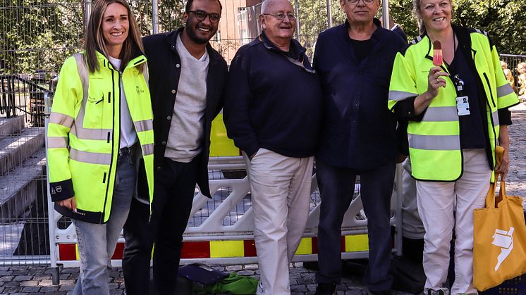 Synnøve Bjerkestrand Halle, Omar Samy Gamal, Jørn Skaare, Kristian Blystad og Lily Vikki