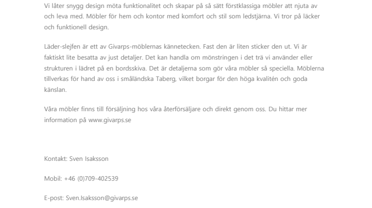 Ny Givarps Produktkatalog 2014